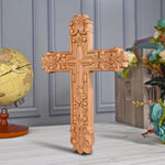 Lily Beech Cross Wall Decoration - mokarve
