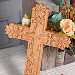 Lily Beech Cross Wall Decoration - mokarve