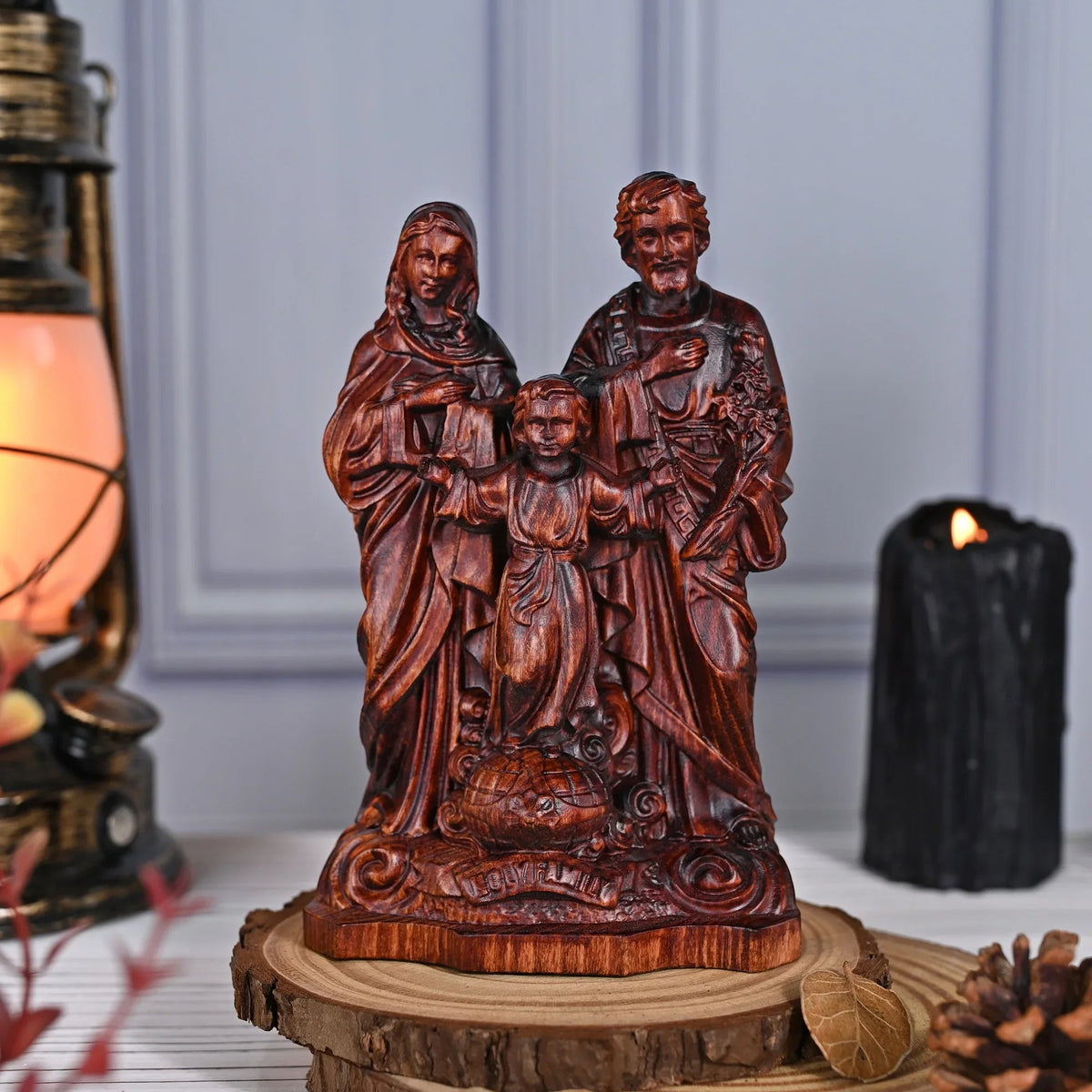Holy Family Beechwood Tabletop Arrangement - mokarve