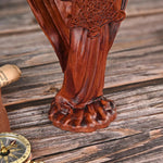 Metatron Angel Cube Beechwood Guardian Ornament: Soulful Resonance of Faith and Art - mokarve