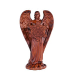 Metatron Angel Cube Beechwood Guardian Ornament: Soulful Resonance of Faith and Art - mokarve