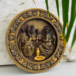 The Last Supper Round Wooden Sculpture - mokarve