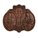 Sacred Heart of Jesus and Heart of Mary Plaque - 2023 New Religious Christmas Gift - mokarve