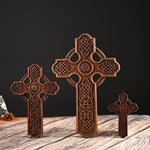 Celtic Cross Wood carving - mokarve