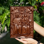 Spring Sale: mokarve Holy Trinity Wooden Wall Decoration - mokarve