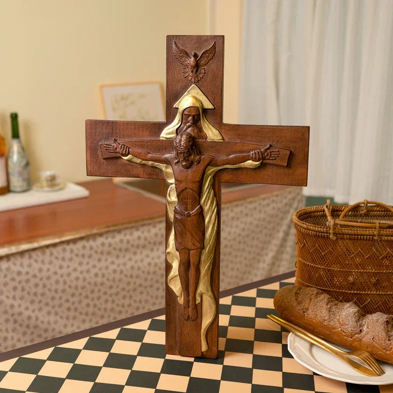 Trinity Wooden Large Cross - mokarve