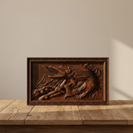 Fisherman Wooden Wall Decor detail photo 1 for wood home decor display