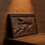 Fisherman Wooden Wall Decor detail photo 2 for wood home decor display