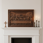Jesus and Apostles Wooden Wall Hanging detail photo 4 for home decor display