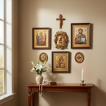 Living room gallery wall