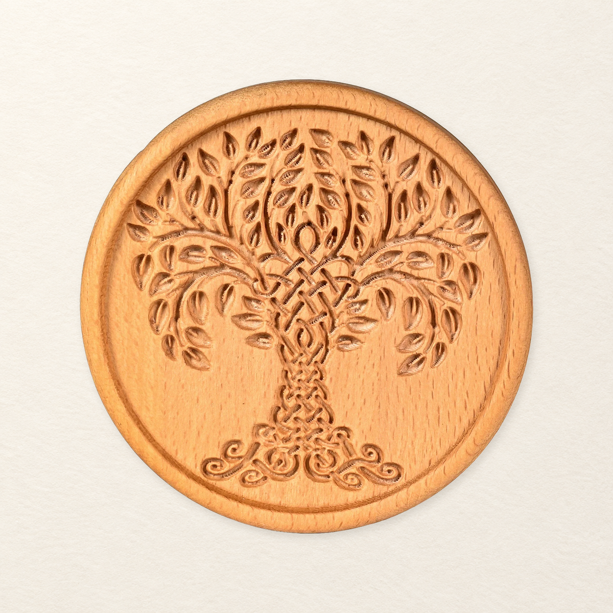 Wooden Tree of Life Celtic Cross Coasters