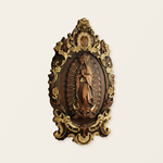 A Handcrafted Sanctuary: Our Lady of Guadalupe Wood Carving