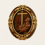 Jesus Hill Garden Prayer Plaque Wood Carving