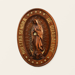 Vintage Colorful Our Lady of Guadalupe Wood Carving 🎨🪵 - Patron Saint of the Americas & Unborn Children 🙏🛡️