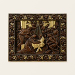 Nativity Scene Wooden Plaque – A Handcrafted Reminder of Christ's Birth