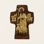 Good Shepherd Wooden Cross: A Religious Gift of Endless Care & Guidance