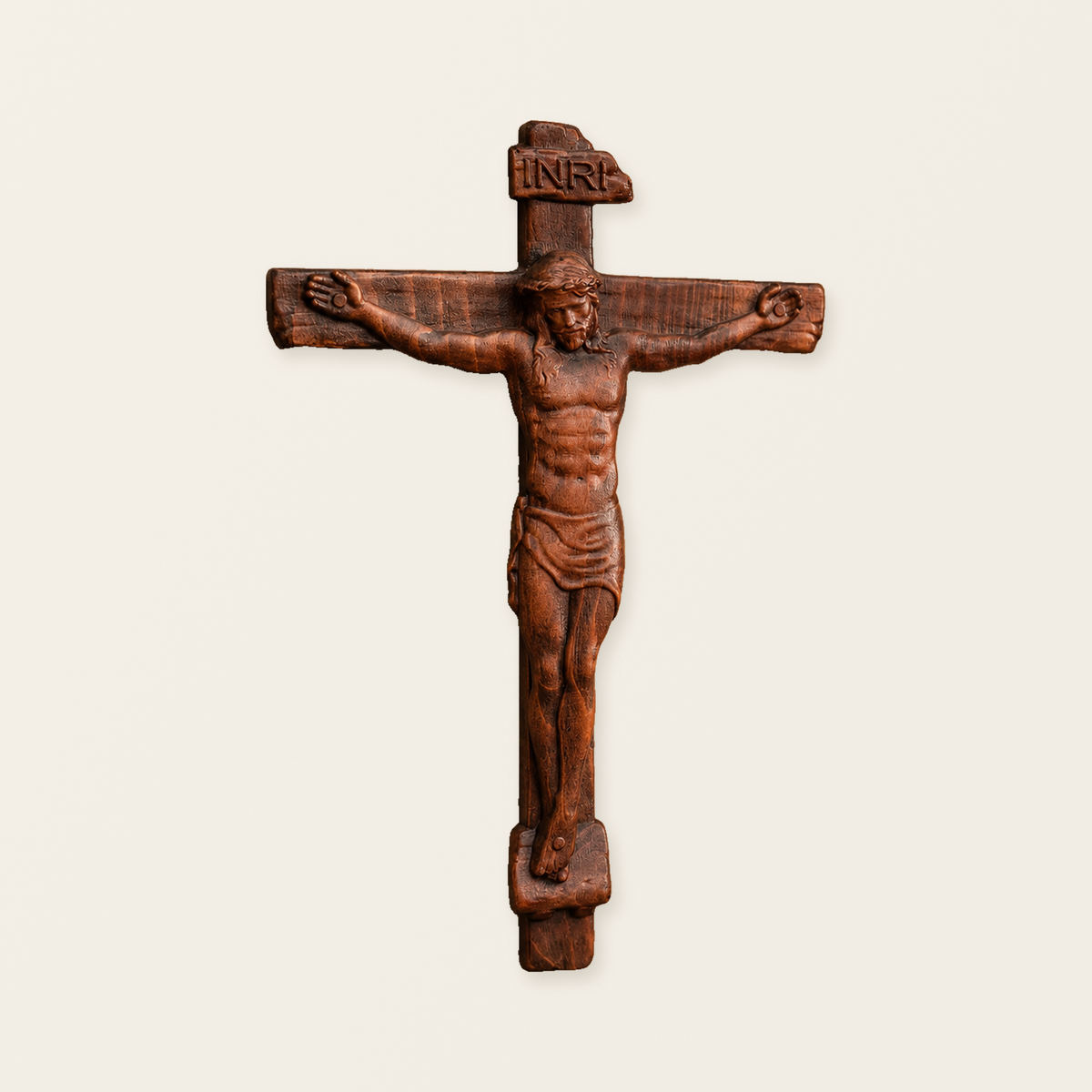 Sacred Art Solid Wood Crucifix