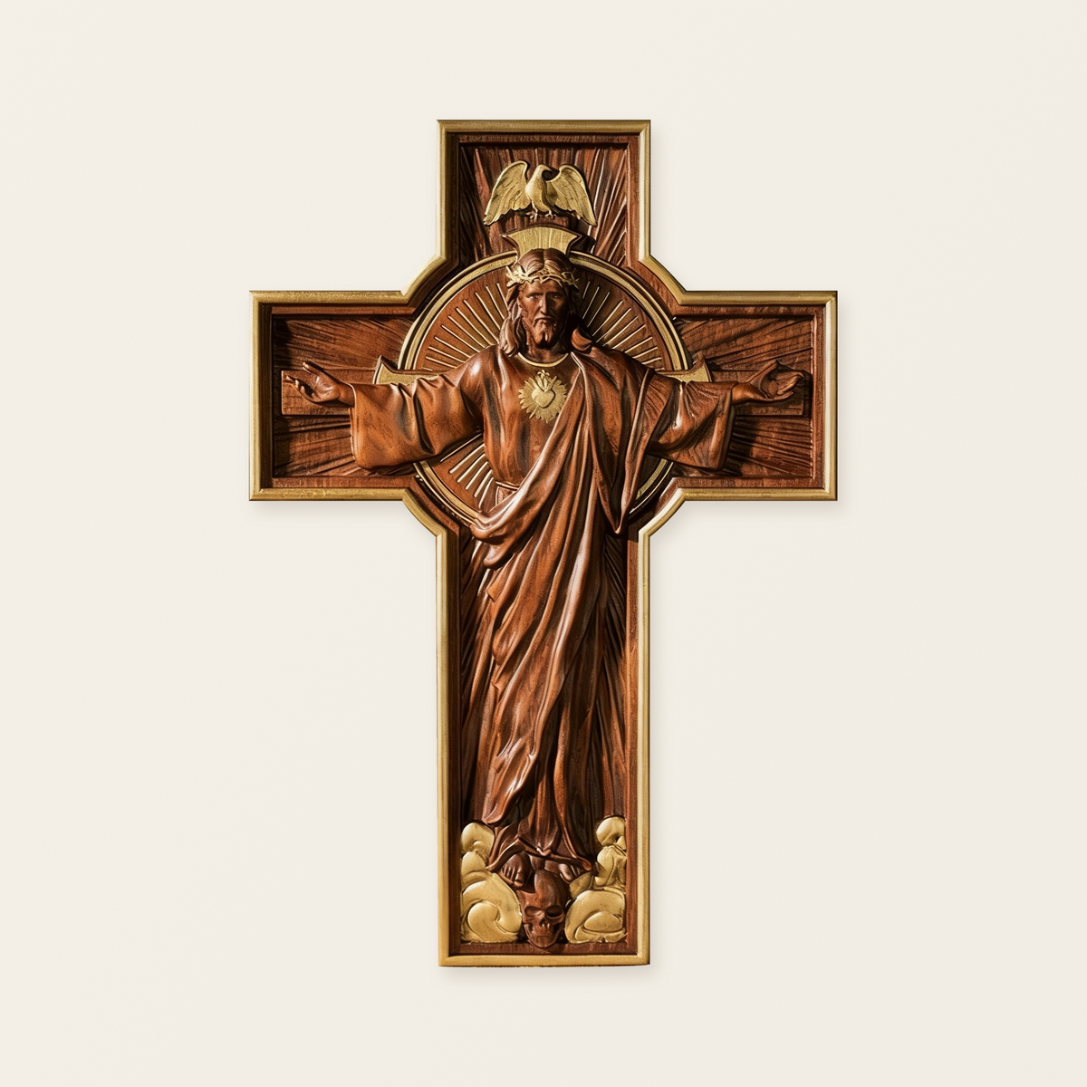 New Ascension Cross: Glory of Resurrection & Proclamation of Redemption