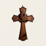 Holy Spirit Dove Wooden Cross: A Symbol of the Spirit’s Presence & Guidance