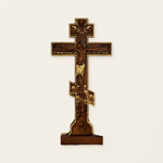 Orthodox Crucifixion Crucifix Wooden Tabletop Ornament