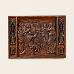 Thomas and Jesus Resurrection Wood Wall Hanging