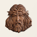Handcrafted Beechwood Jesus Thorn Crown Wall Hanging — A Sacred Reminder of His Everlasting Love