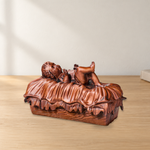 Infant Jesus Wood Carving | Let the Light of the Newborn Illuminate the Path of Redemption