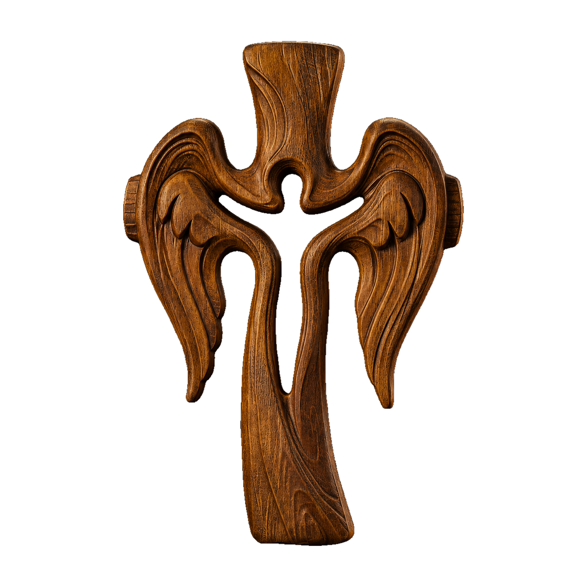Ascension of Jesus Angel Wing Cross Wall Decor