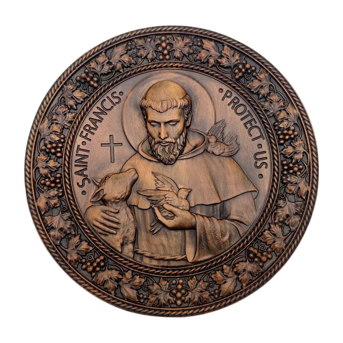 St. Francis of Assisi Wood Icon