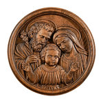 Holy Family Wooden Plaque: A Christian Symbol of Love, Faith, & Family