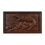 Fisherman Catching Dreams Wooden Wall Decor Wall Hanging