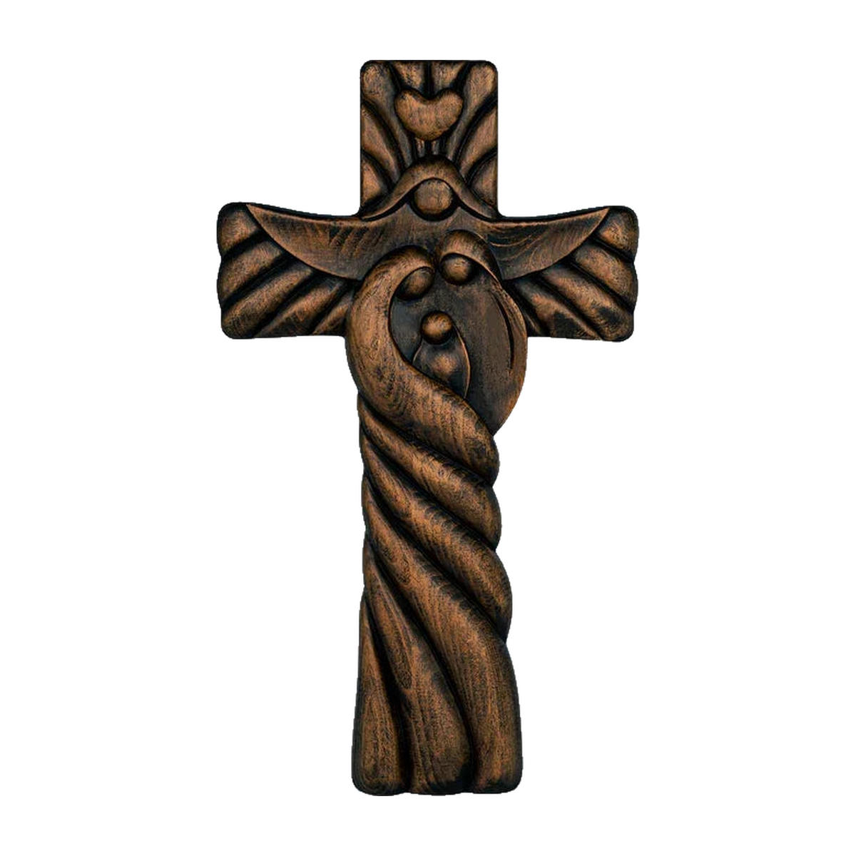 Holy Family Wooden Large Cross