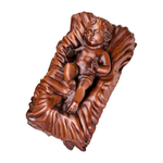 Infant Jesus Wood Carving | Let the Light of the Newborn Illuminate the Path of Redemption