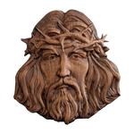 Handcrafted Beechwood Jesus Thorn Crown Wall Hanging — A Sacred Reminder of His Everlasting Love