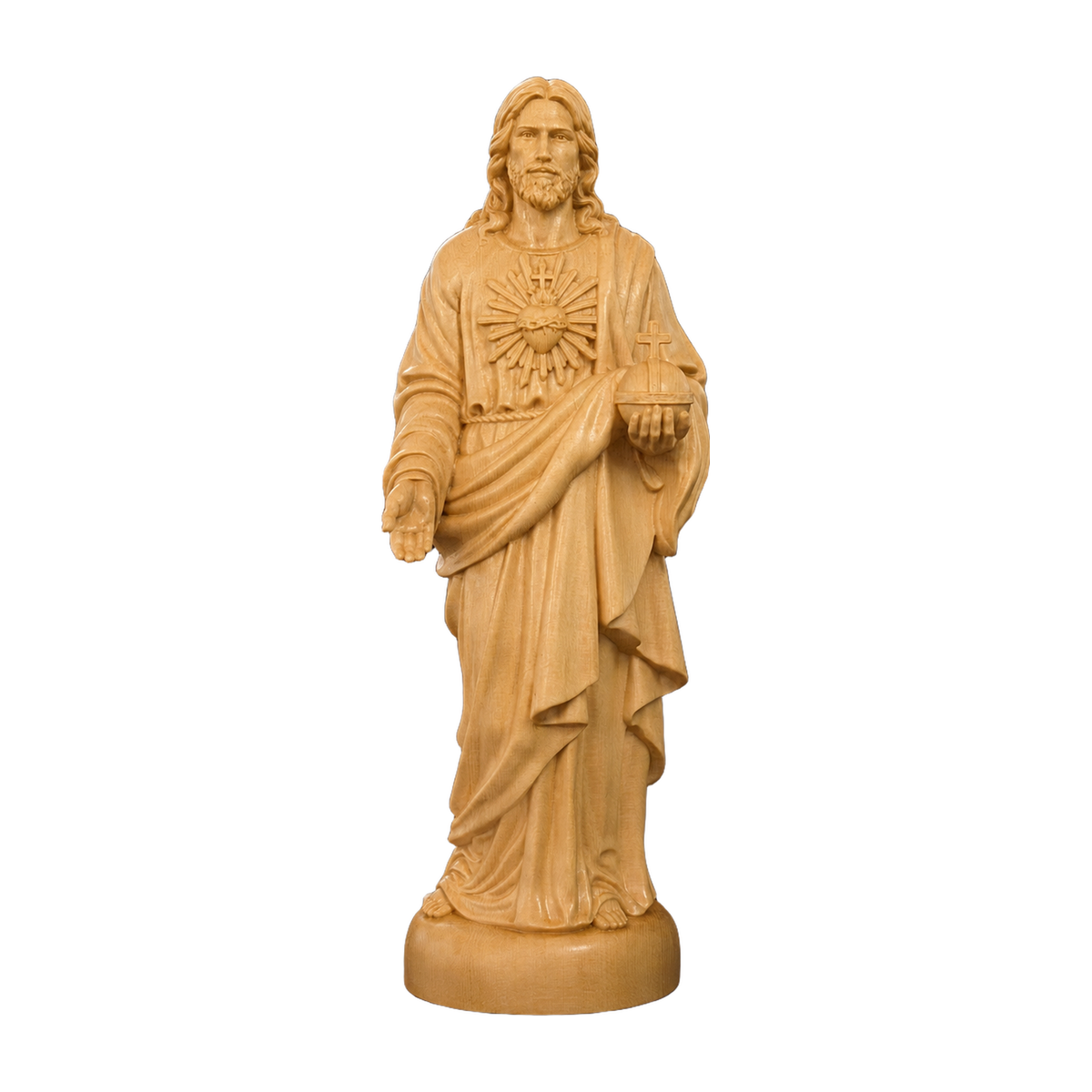 Sacred Heart of Jesus Wooden Statue: A Tribute to Unfailing Love