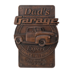 Dad's Garage Wooden Wall Sign: The Perfect Tribute to His Go-To Space