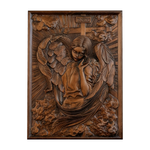 🌟 Archangel Chamuel Wood Carving – Angel of Peaceful Relationships 🌟
