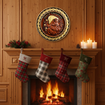 Santa Claus Wooden Wall Decoration detail photo 2 for wood home decor display